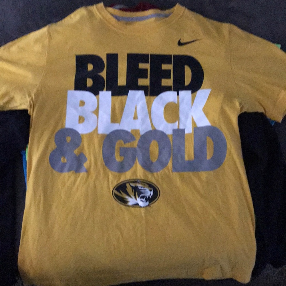 Nike Bleed Black and Gold tee